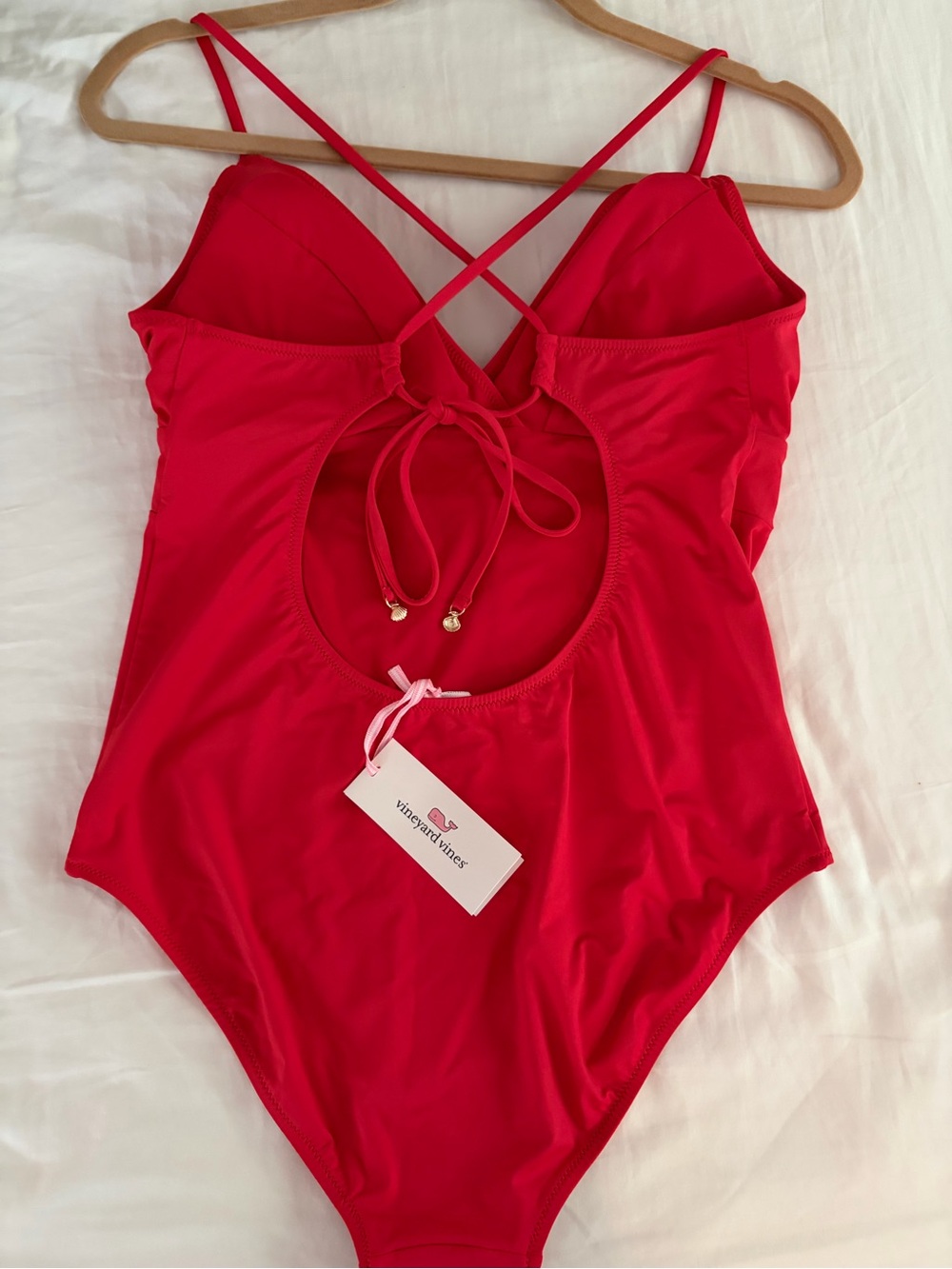 Vineyard Vines Red One-Piece Swimsuit - Picture 2 of 4